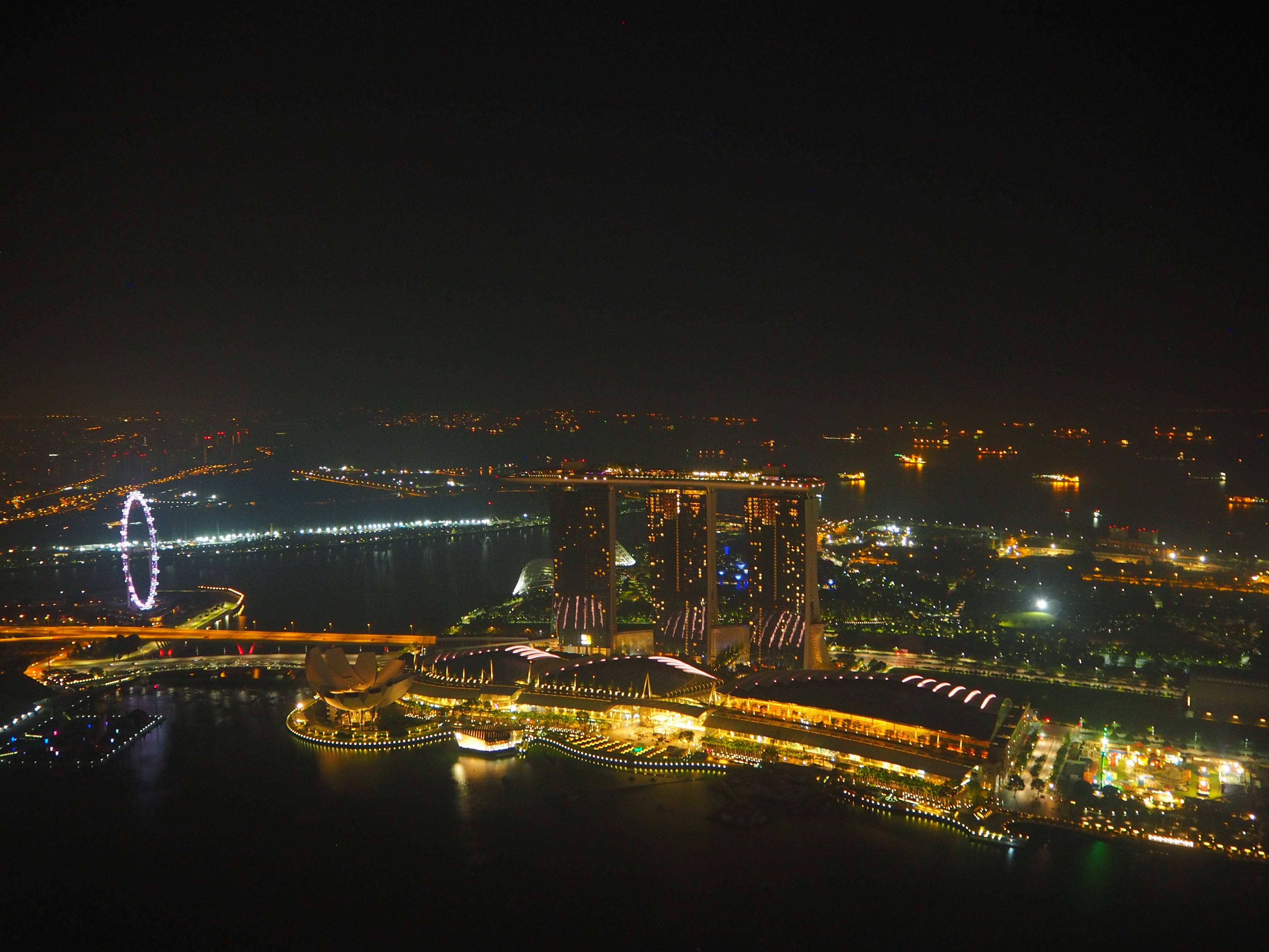 Singapore seen from above