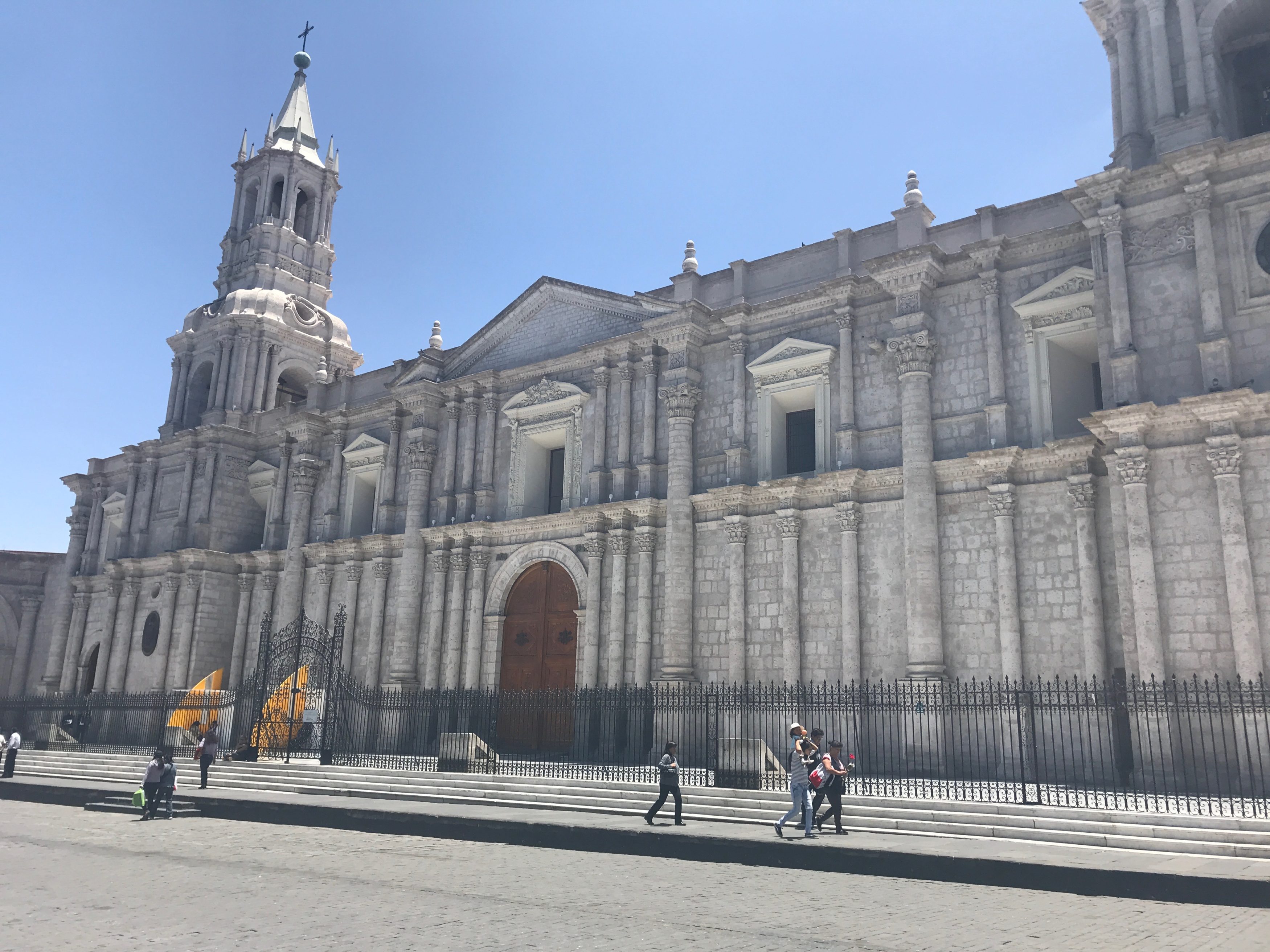 Bygning i sentrum av Arequipa i Peru
